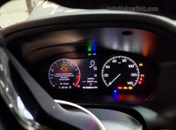 3CZRZ2H74TM774614 2026 HONDA HR-V Gray ხელსაწყოთა პანელის ხედი