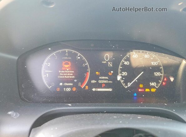 3CZRZ2H75SM785426 2025 HONDA HR-V Gray ხელსაწყოთა პანელის ხედი