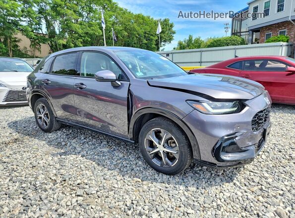3CZRZ2H76RM700975 2024 HONDA HR-V Gray Delantero derecho