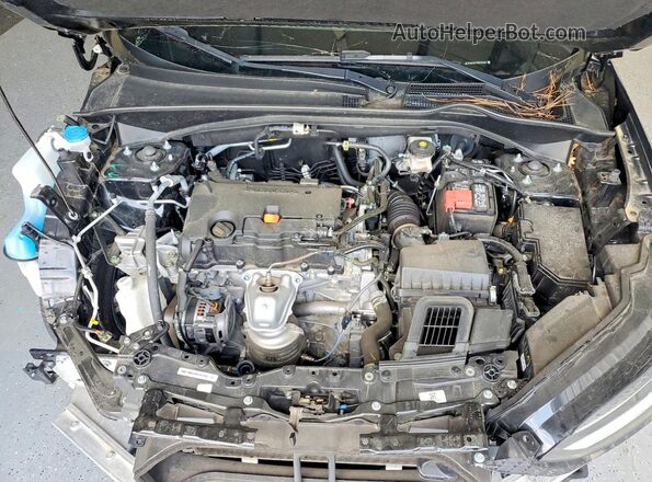 3CZRZ2H77RM785406 2024 HONDA HR-V Black Engine compartment view
