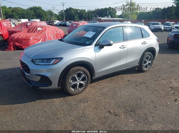 3CZRZ2H78SM748208 2025 HONDA HR-V Silver წინა მარცხენა ხედი სამი მეოთხედიდან