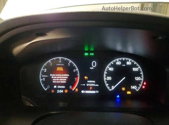 3CZRZ2H79SM728176 2025 HONDA HR-V White ხელსაწყოთა პანელის ხედი