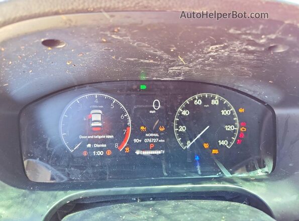 3CZRZ2H7XPM748556 2023 HONDA HR-V Red Вид щитка приладів