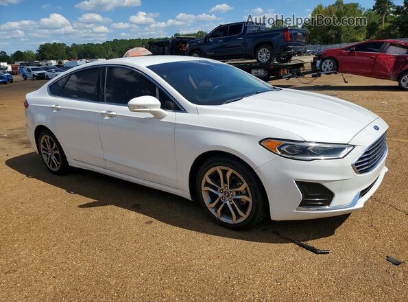 3FA6P0CD0KR117333 2019 FORD FUSION White Передня права чверть