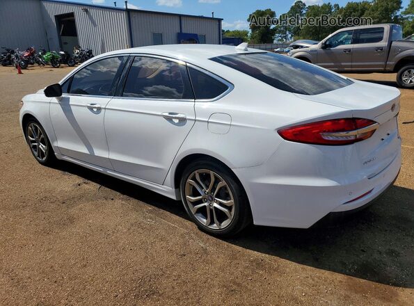 3FA6P0CD0KR117333 2019 FORD FUSION White Задня ліва чверть
