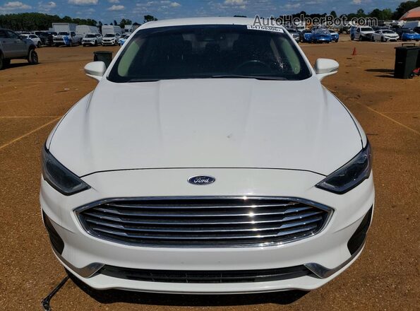 3FA6P0CD0KR117333 2019 FORD FUSION White Вид спереду