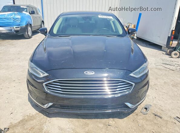 3FA6P0CD0KR236872 2019 FORD FUSION Black Front view