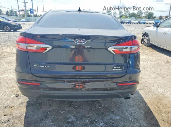 3FA6P0CD0KR236872 2019 FORD FUSION Black Rear view