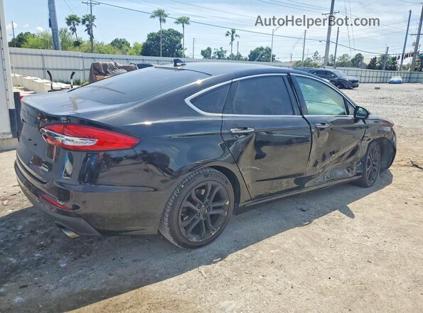 3FA6P0CD0KR236872 2019 FORD FUSION Black Rear right