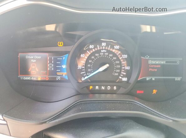 3FA6P0CD0KR236872 2019 FORD FUSION Black Instrument cluster view