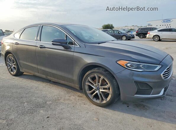 3FA6P0CD1KR161406 2019 FORD FUSION Gray Przód prawy