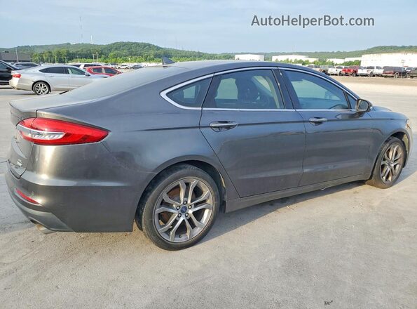 3FA6P0CD1KR161406 2019 FORD FUSION Gray Tył prawy