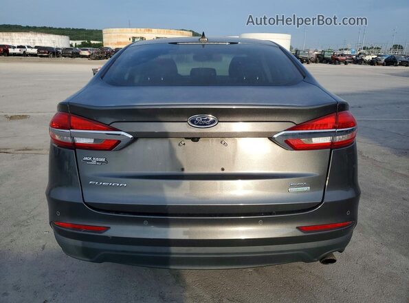 3FA6P0CD1KR161406 2019 FORD FUSION Gray Widok z tyłu