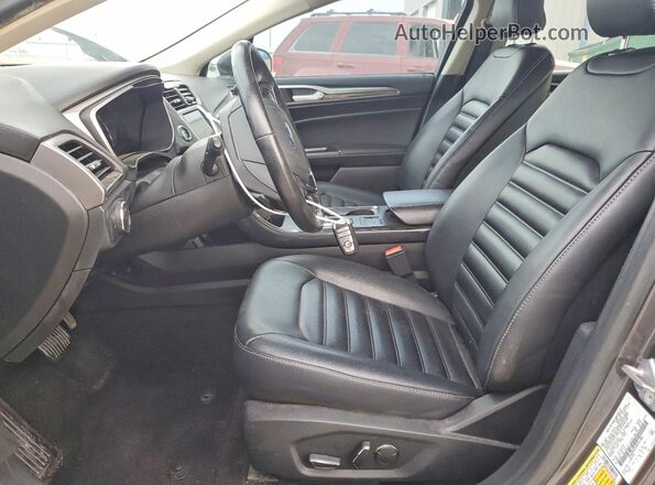 3FA6P0CD1KR161406 2019 FORD FUSION Gray Widok wnętrza z przodu