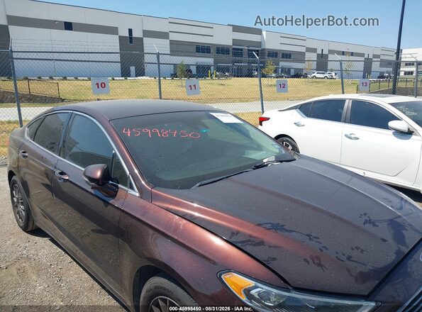 3FA6P0CD1KR224424 2019 FORD FUSION Brown Вид спереду