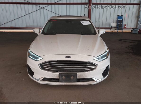 3FA6P0CD1KR284817 2019 FORD FUSION White Սարքավորումների վահանակի տեսք