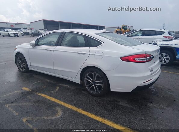 3FA6P0CD2KR237733 2019 FORD FUSION Белый Задняя левая четверть