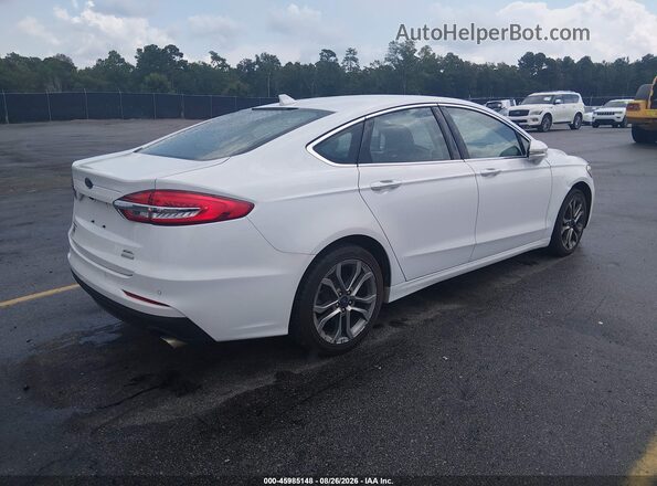 3FA6P0CD2KR237733 2019 FORD FUSION Белый Задняя правая четверть