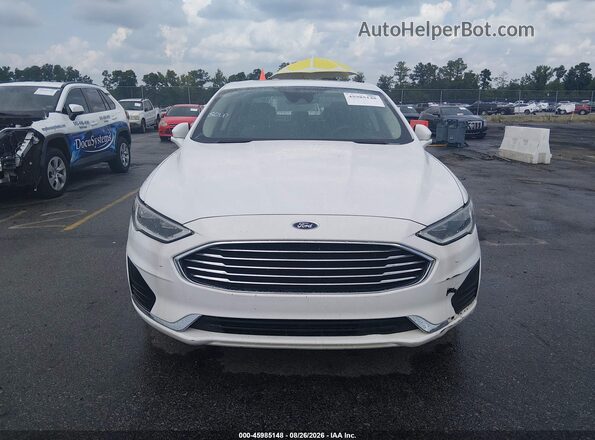 3FA6P0CD2KR237733 2019 FORD FUSION Белый Вид щитка приборов