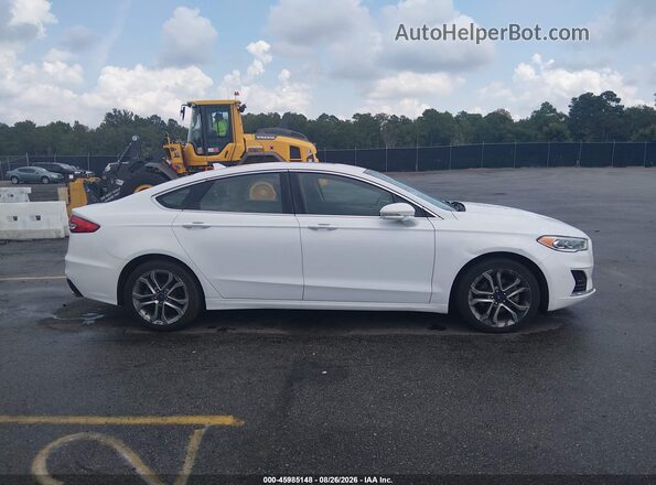 3FA6P0CD2KR237733 2019 FORD FUSION Белый Вид задней части салона