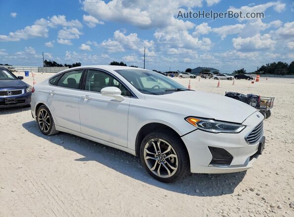3FA6P0CD2KR252572 2019 FORD FUSION White Front right