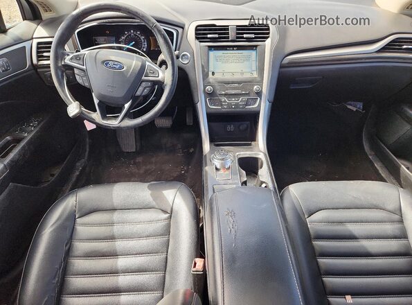 3FA6P0CD3KR116984 2019 FORD FUSION Blue Vista del salpicadero