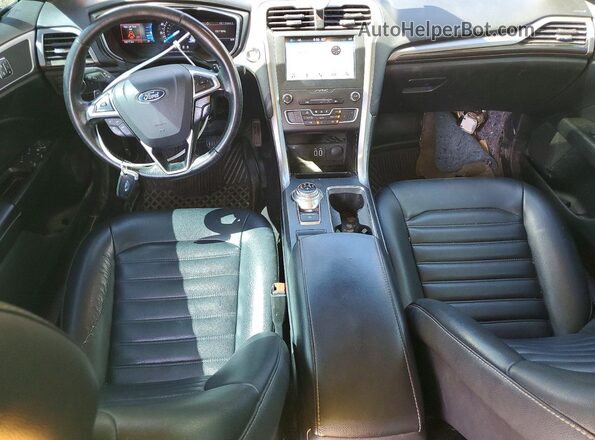 3FA6P0CD3KR236638 2019 FORD FUSION Brown Dashboard view