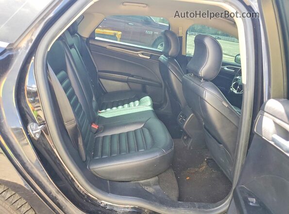 3FA6P0CD3KR236638 2019 FORD FUSION Brown Rear seats view