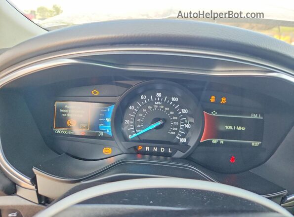 3FA6P0CD3LR175518 2020 FORD FUSION Silver Vista del cuadro de instrumentos