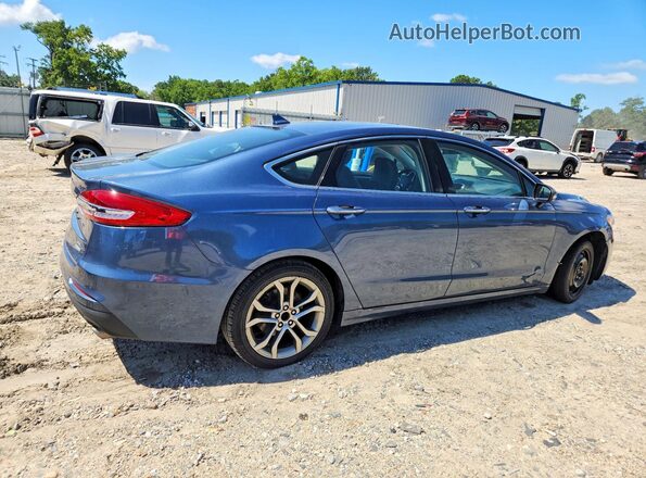 3FA6P0CD5KR128649 2019 FORD FUSION Blue Հետևի աջ