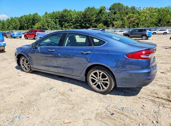 3FA6P0CD5KR128649 2019 FORD FUSION Blue Հետևի ձախ
