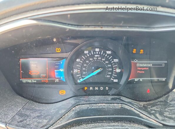 3FA6P0CD5KR128649 2019 FORD FUSION Blue Սարքավորումների վահանակի տեսք