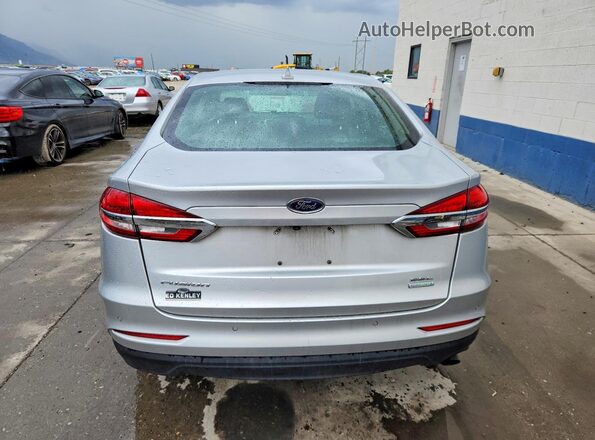 3FA6P0CD5KR181951 2019 FORD FUSION Серебряный Вид сзади