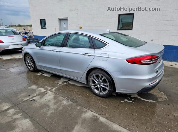 3FA6P0CD5KR181951 2019 FORD FUSION Серебряный Задняя левая четверть