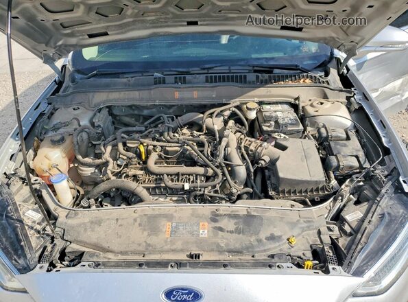 3FA6P0CD5KR270791 2019 FORD FUSION Серебряный Вид задней части салона