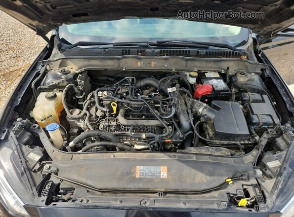 3FA6P0CD5LR111349 2020 FORD FUSION Черный Вид задней части салона