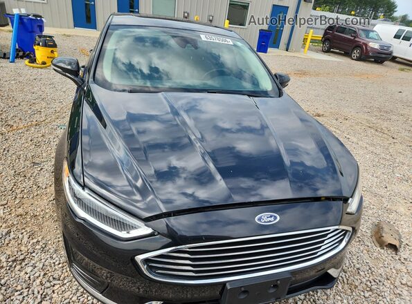 3FA6P0CD5LR111349 2020 FORD FUSION Черный Вид спереди
