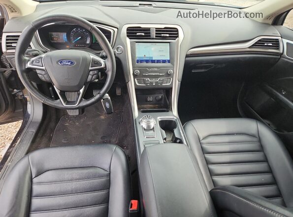 3FA6P0CD5LR111349 2020 FORD FUSION Черный Вид панели приборов