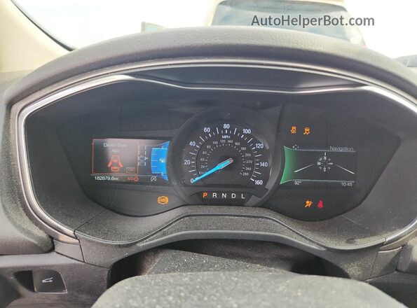 3FA6P0CD5LR111349 2020 FORD FUSION Черный Вид щитка приборов