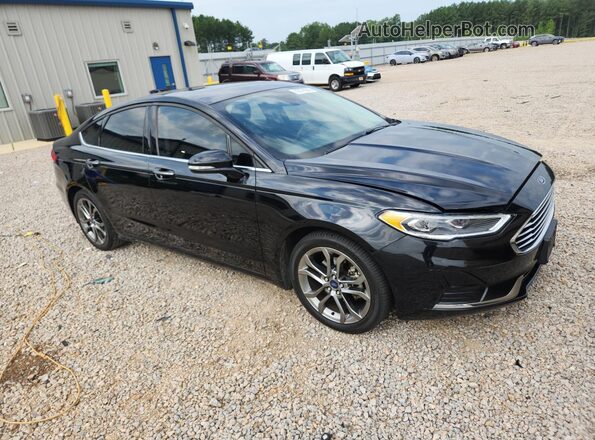 3FA6P0CD5LR111349 2020 FORD FUSION Черный Передняя правая четверть