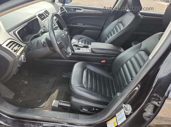 3FA6P0CD5LR111349 2020 FORD FUSION Черный Вид салона спереди