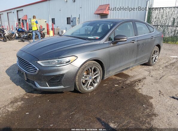3FA6P0CD5LR137644 2020 FORD FUSION Gray წინა მარცხენა ხედი სამი მეოთხედიდან