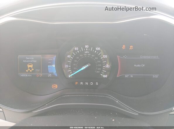 3FA6P0CD6KR224676 2019 FORD FUSION Белый Вид задних сидений