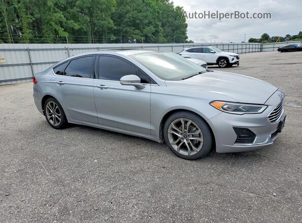 3FA6P0CD6LR133344 2020 FORD FUSION Silver Передня права чверть
