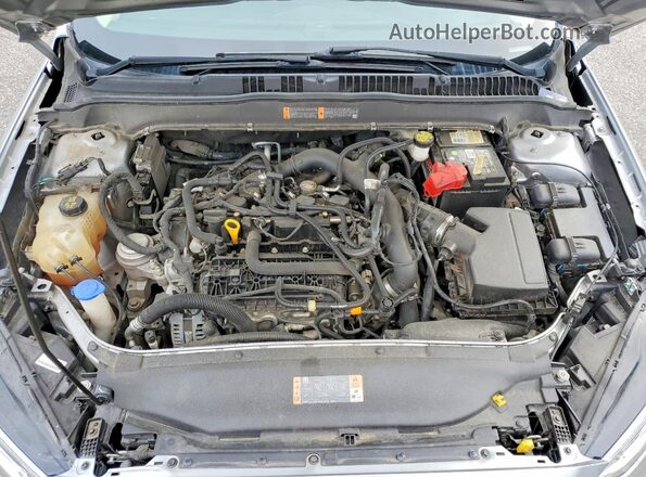 3FA6P0CD6LR133344 2020 FORD FUSION Silver Вид задньої частини салону