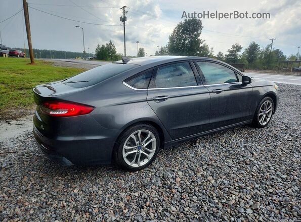 3FA6P0CD6LR205580 2020 FORD FUSION Gray Trasero derecho