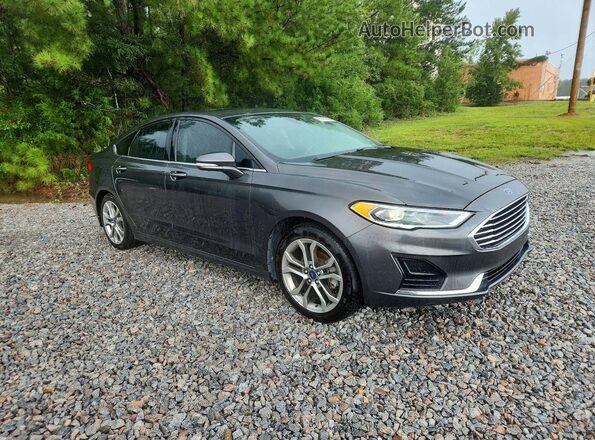 3FA6P0CD6LR205580 2020 FORD FUSION Gray Delantero derecho