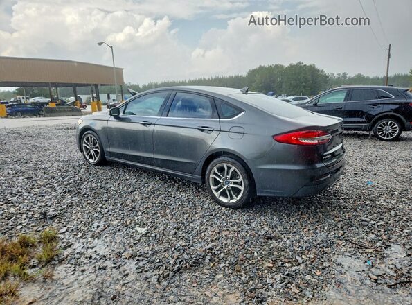 3FA6P0CD6LR205580 2020 FORD FUSION Gray Trasero izquierdo