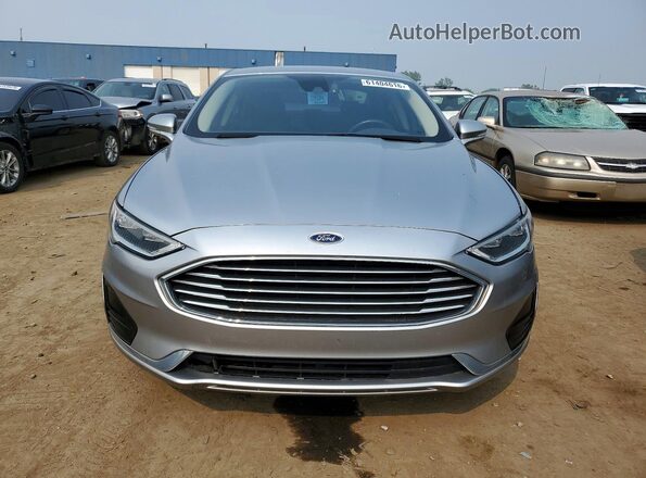 3FA6P0CD6LR223710 2020 FORD FUSION Silver Front view