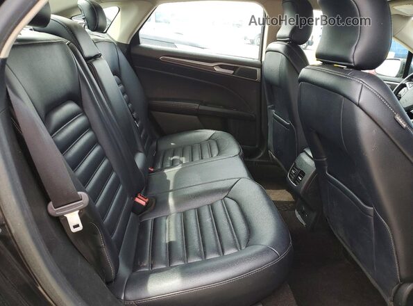 3FA6P0CD7KR182356 2019 FORD FUSION Black Вид задніх сидінь
